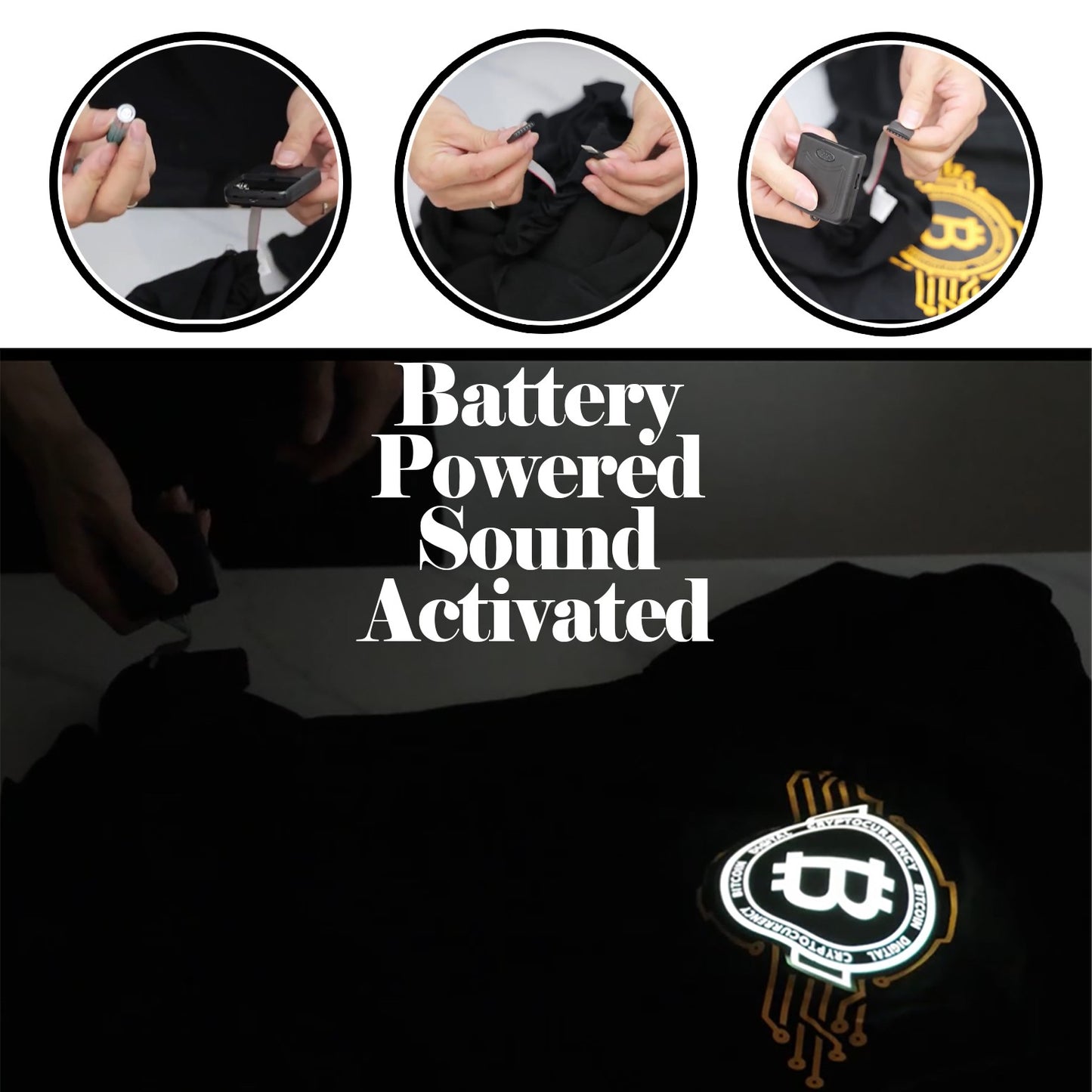 XRP Crypto LED Rave Shirt