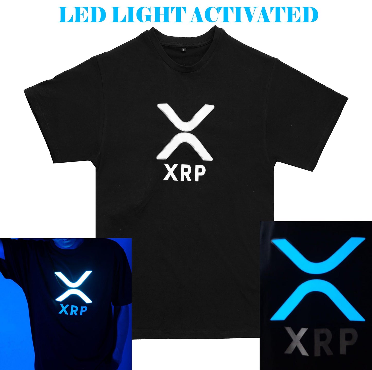 XRP Crypto LED Rave Shirt